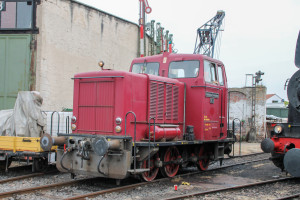 VL 12 steht im Eisenbahnmuseum in Darmstadt-Kranichstein, aufgenommen am 17.09.2016.