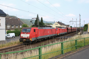 189 087 in Brohl auf der linken Rheinstrecke, aufgenommen am 17.06.2017.