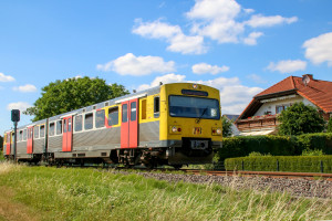 609 015 bei Liederbach auf der Frankfurt-Königsteiner-Eisenbahn, aufgenommen am 24.06.2017.