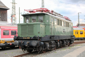 E44 001 steht im DB-Museum in Nürnberg, aufgenommen am 03.09.2017.