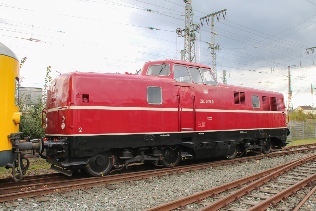 280 005 im DB-Museum in Nürnberg, aufgenommen am 03.09.2017.