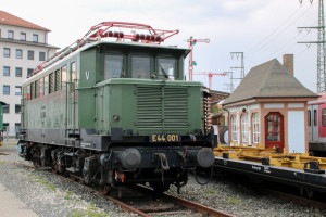 E44 001 im DB-Museum in Nürnberg, aufgenommen am 03.09.2017.