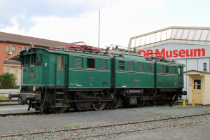 E91 99 steht im DB-Museum in Nürnberg, aufgenommen am 03.09.2017.