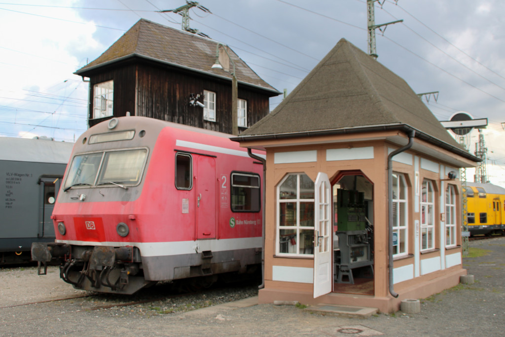 Ein x-Steuerwagen steht im DB-Museum in Nürnberg, aufgenommen am 03.09.2017.