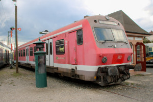 Ein x-Steuerwagen im DB-Museum in Nürnberg, aufgenommen am 03.09.2017.