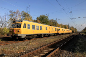 719 001 fährt in den Bahnhof Bad Homburg ein, aufgenommen am 03.11.2017.