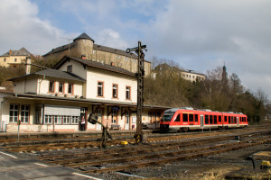 648 204 im Bahnhof Löhnberg auf der Lahntalbahn, aufgenommen am 24.03.2018.
