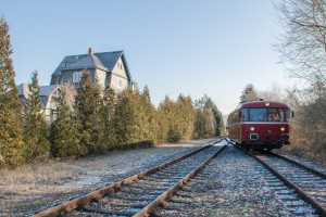 798 752 im Bahnhof Brandoberndorf auf der Taunusbahn, aufgenommen am 20.01.2019.