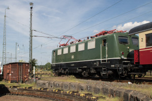 141 228 im Bahnhof Darmstadt-Kranichstein, aufgenommen am 01.06.2019.