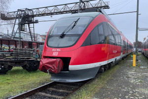 644 064 steht im Aw-Limburg, aufgenommen am 29.11.2022.