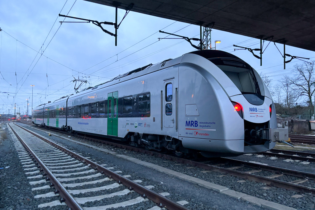 MRB Leihfahrzeug 1440 331 steht in Gießen, aufgenommen am 03.02.2024.