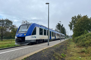 554 110 hält in Borsdorf auf der Lahn-Kinzig-Bahn, aufgenommen am 02.10.2024.