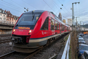 648 454 im Bahnhof Frankfurt-West, aufgenommen am 31.01.2025.