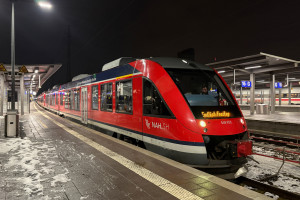 648 350 und zwei weitere 648 in Dortmund Hbf, aufgenommen am 10.01.2025.