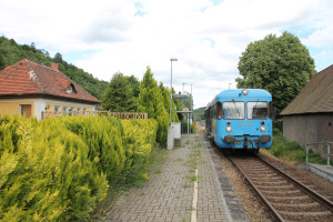 Die Wipperliese hält in Friesdorf, aufgenommen am 03.07.2016.